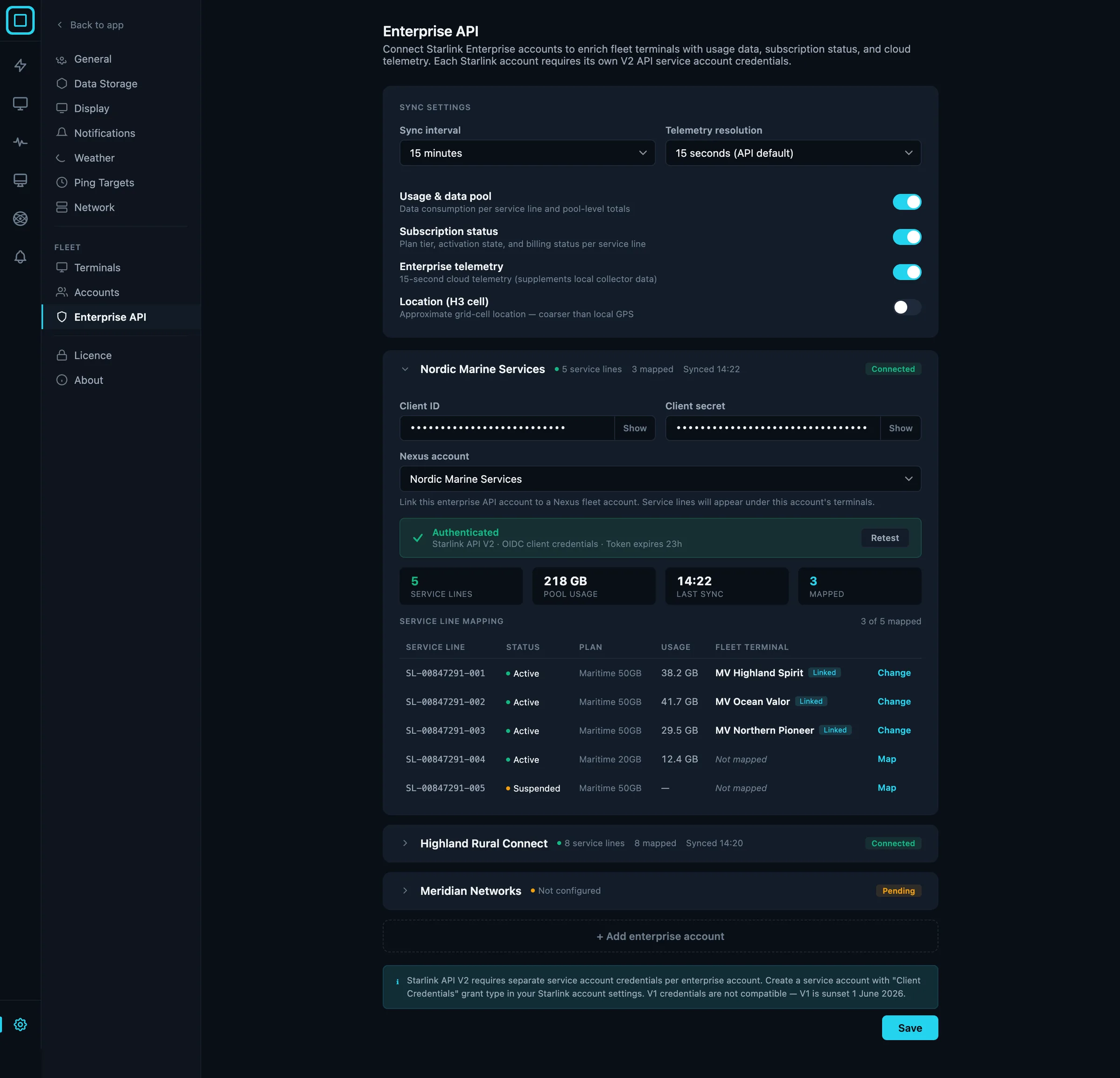 Enterprise API integration
